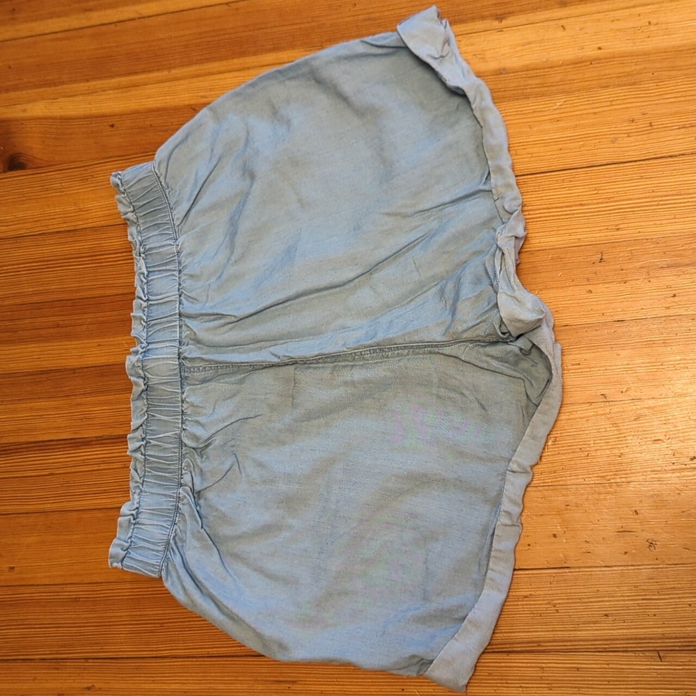 Aerie flowy chambray like shorts size medium - Picture 5 of 7